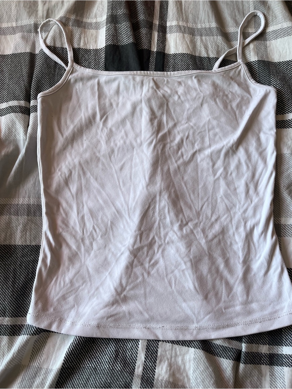 Garage White Spaghetti Strap Camisole